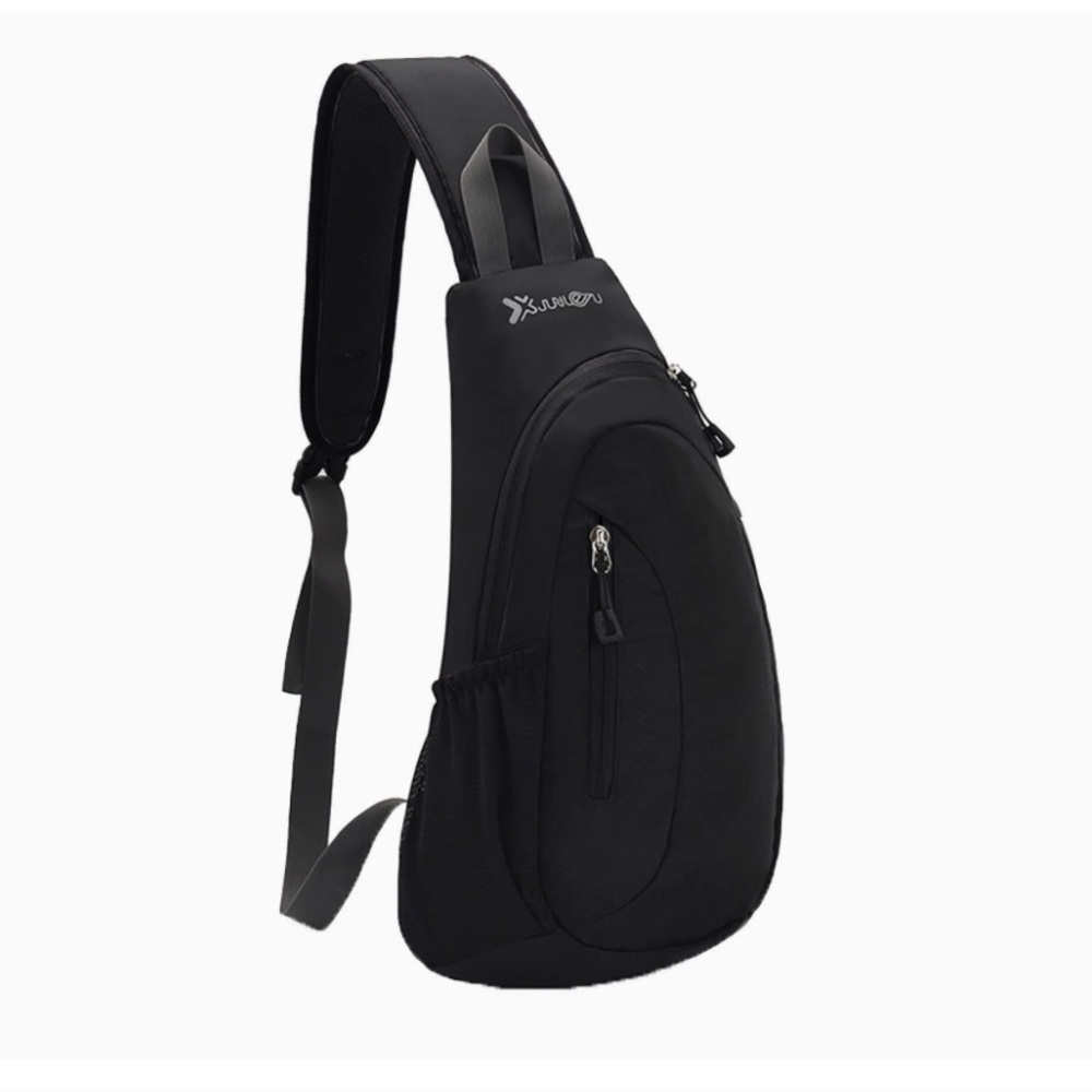 WEN Black Crossbody Backpack for Men